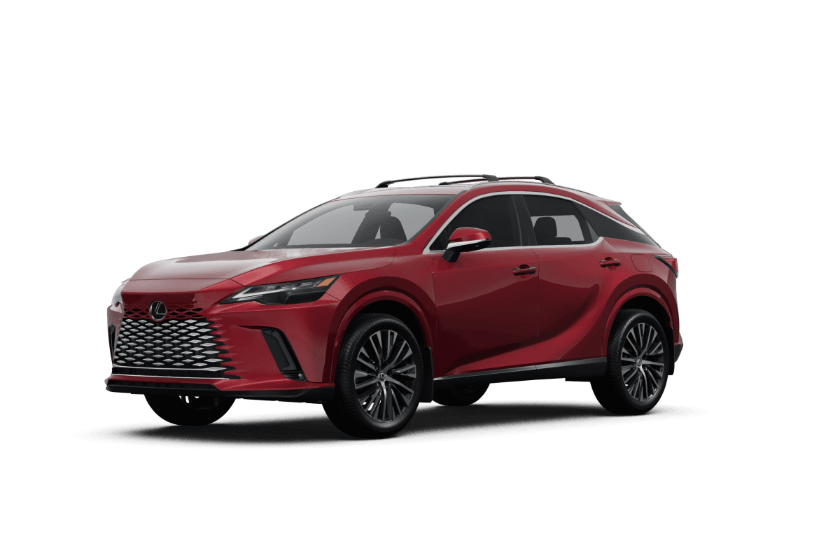 Lexus RX 350h Matador Red Mica - Front view Lexus RX 350h Matador Red Mica - Front view