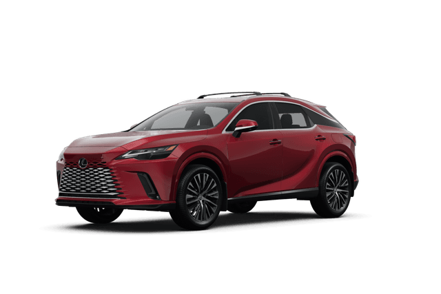 Lexus RX 350h Matador Red Mica - Front view Lexus RX 350h Matador Red Mica - Front view