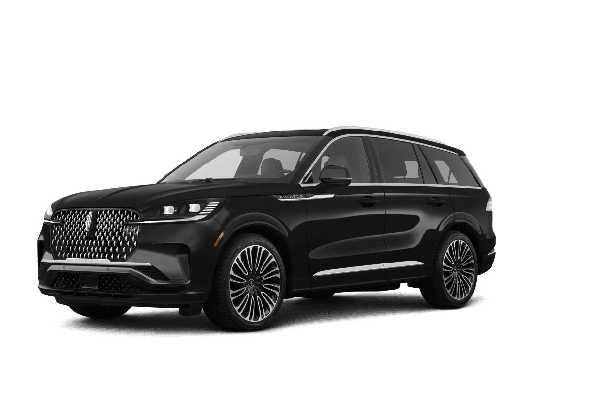 Lincoln Aviator Infinite Black - Front view Lincoln Aviator Infinite Black - Front view