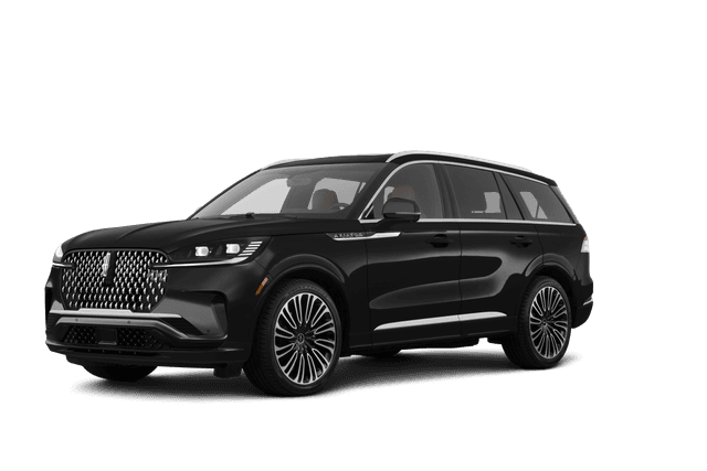 Lincoln Aviator Infinite Black - Front view Lincoln Aviator Infinite Black - Front view