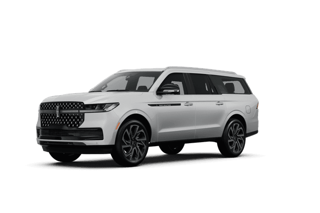 Lincoln Navigator L Pristine White Metallic Tri-Coat - Front view Lincoln Navigator L Pristine White Metallic Tri-Coat - Front view