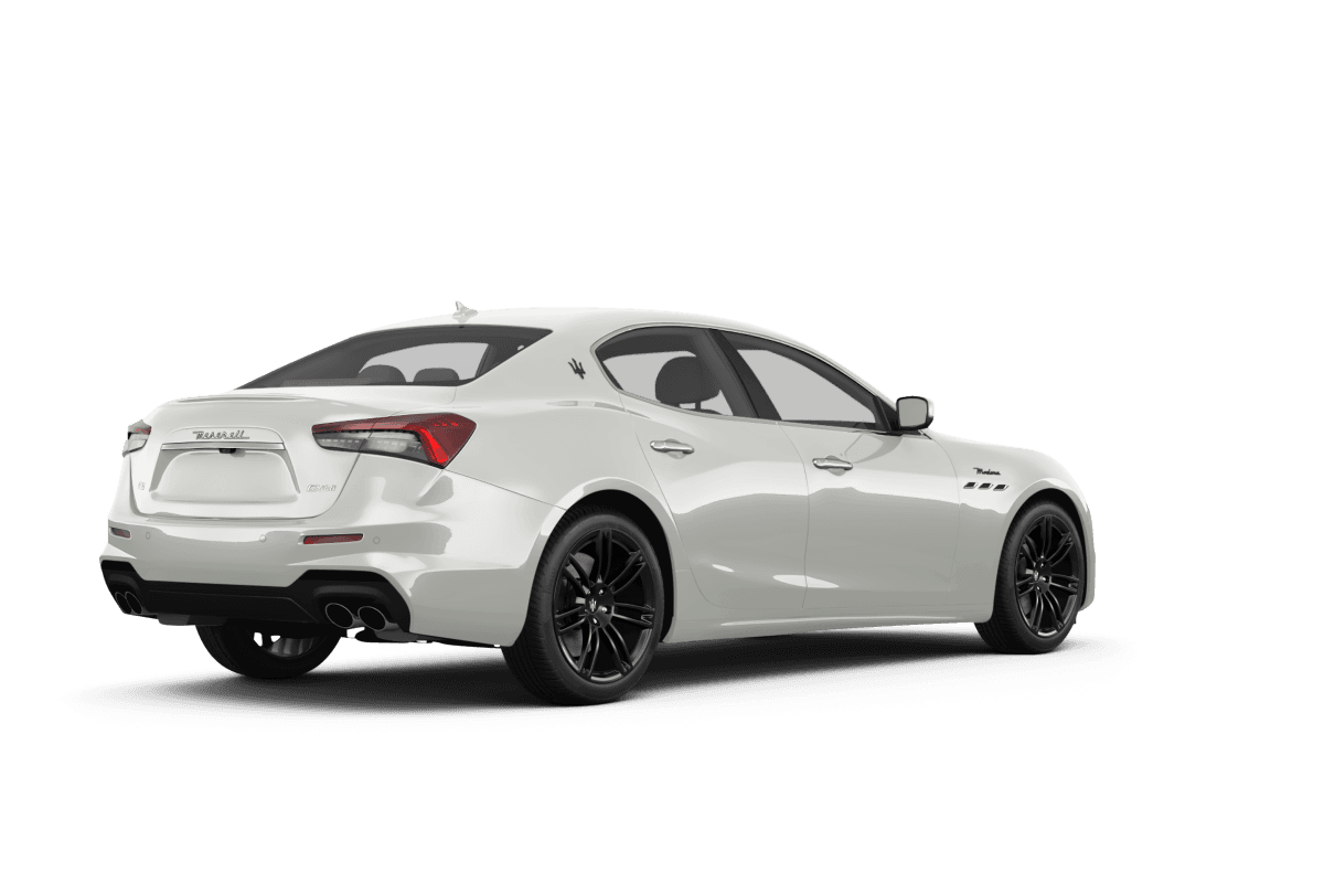 Maserati Ghibli Bianco - Back view Maserati Ghibli Bianco - Back view