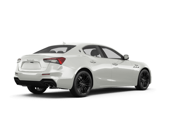 Maserati Ghibli Bianco - Back view Maserati Ghibli Bianco - Back view