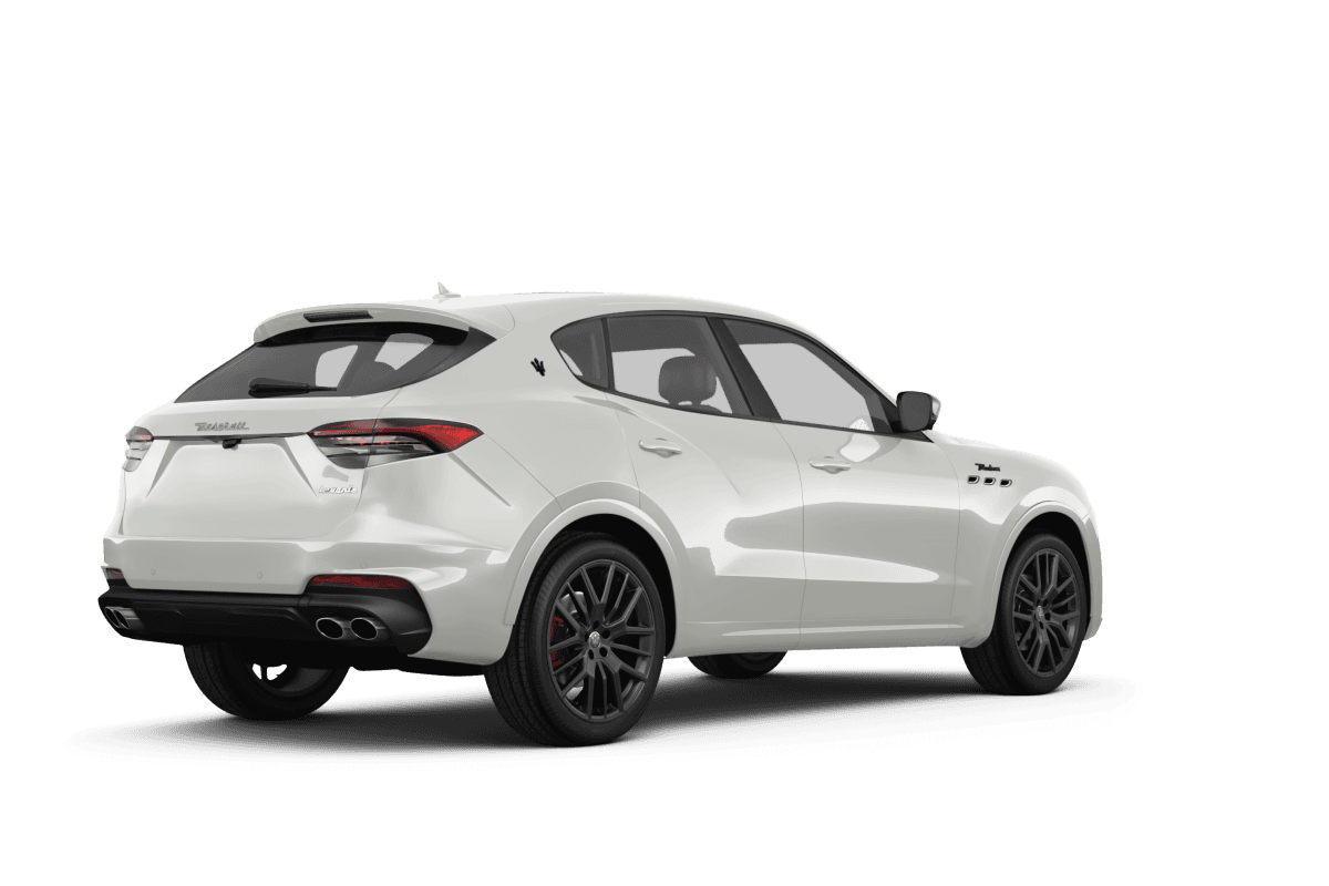 Maserati Levante Bianco - Back view Maserati Levante Bianco - Back view