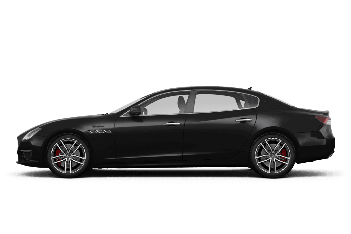 Maserati Quattroporte Nero Assoluto Metallic - Side view Maserati Quattroporte Nero Assoluto Metallic - Side view