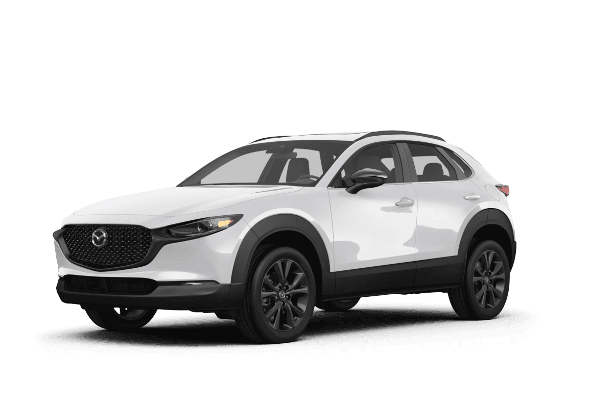 Mazda CX-30 Snowflake White Pearl Mica - Front view Mazda CX-30 Snowflake White Pearl Mica - Front view