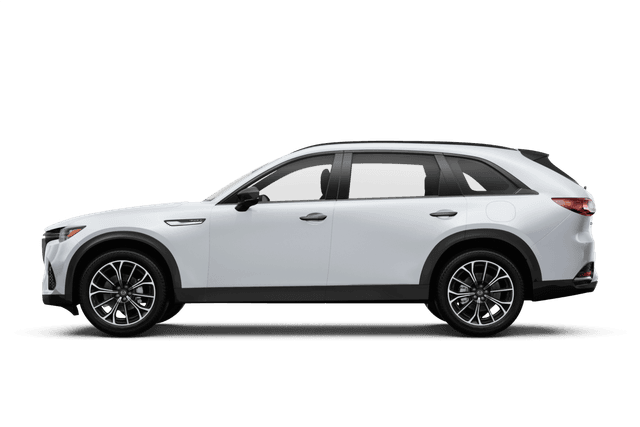 Mazda CX-70 PHEV Rhodium White Premium - Side view Mazda CX-70 PHEV Rhodium White Premium - Side view