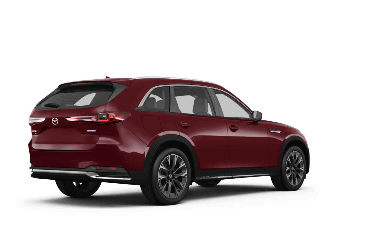 Mazda CX-90 Artisan Red Premium - Back view Mazda CX-90 Artisan Red Premium - Back view
