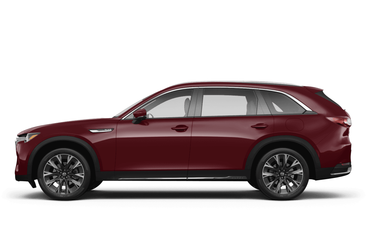 Mazda CX-90 Artisan Red Premium - Side view Mazda CX-90 Artisan Red Premium - Side view