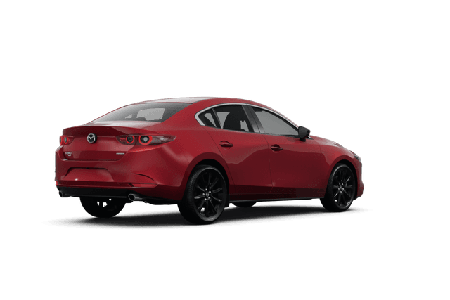 Mazda Mazda3 Sedan Soul Red Crystal Metallic - Back view Mazda Mazda3 Sedan Soul Red Crystal Metallic - Back view