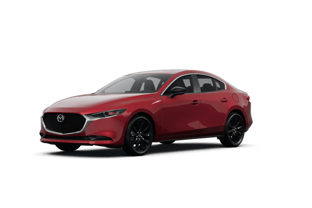 Mazda Mazda3 Sedan Soul Red Crystal Metallic - Front view Mazda Mazda3 Sedan Soul Red Crystal Metallic - Front view