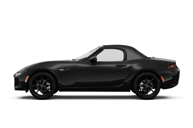 Mazda MX-5 Miata Jet Black Mica - Side view Mazda MX-5 Miata Jet Black Mica - Side view
