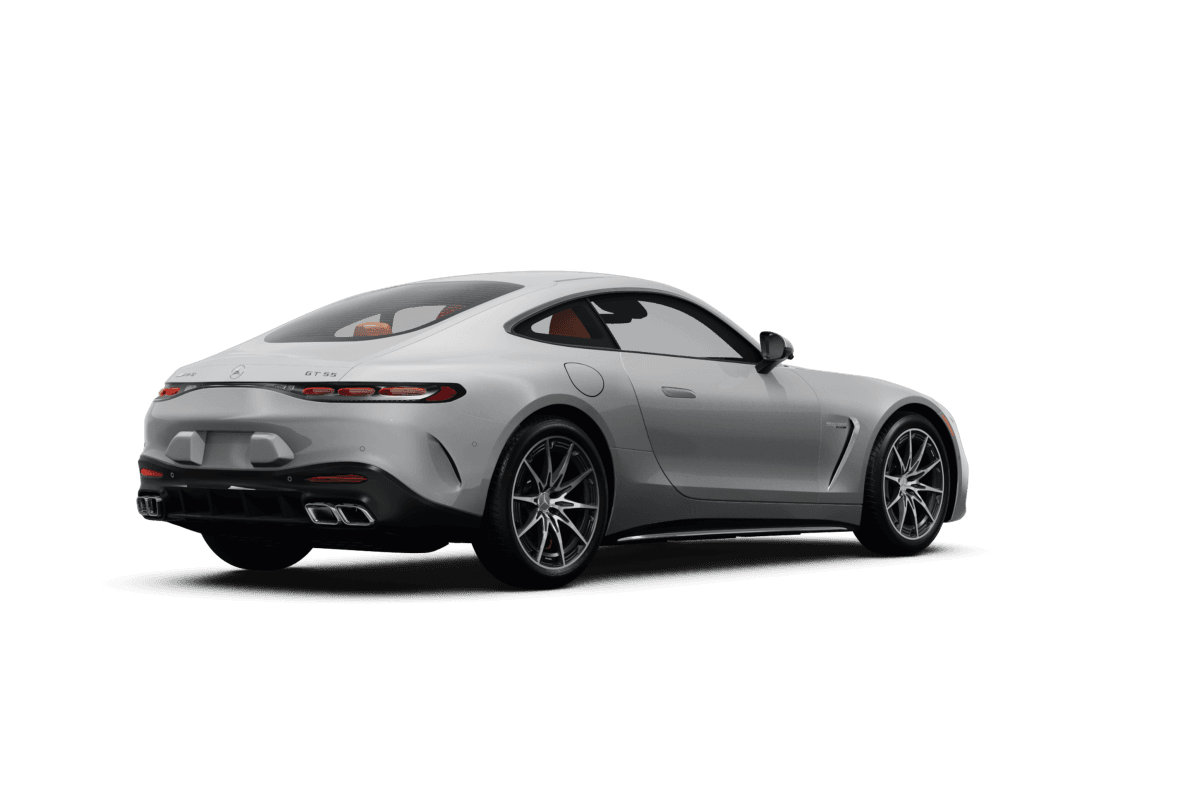 Mercedes-Benz AMG GT MANUFAKTUR Moonlight White Metallic - Back view Mercedes-Benz AMG GT MANUFAKTUR Moonlight White Metallic - Back view