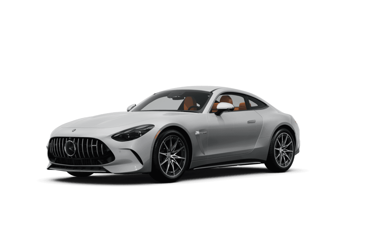 Mercedes-Benz AMG GT MANUFAKTUR Moonlight White Metallic - Front view Mercedes-Benz AMG GT MANUFAKTUR Moonlight White Metallic - Front view