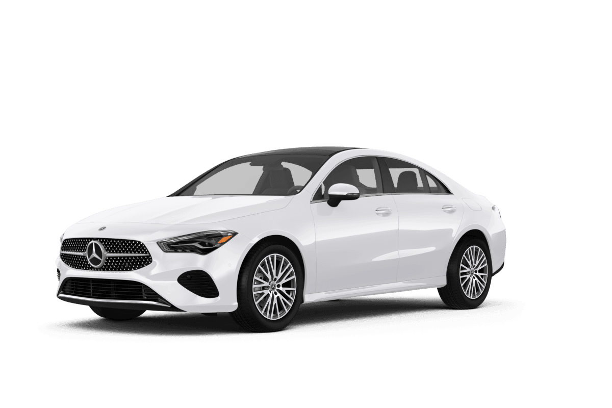 Mercedes-Benz CLA Polar White - Front view Mercedes-Benz CLA Polar White - Front view