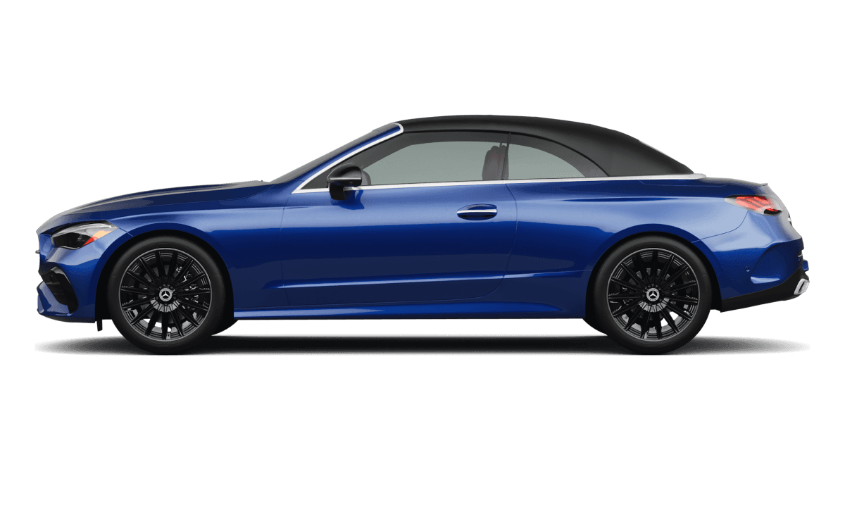 Mercedes-Benz CLE Starling Blue Metallic - Side view Mercedes-Benz CLE Starling Blue Metallic - Side view