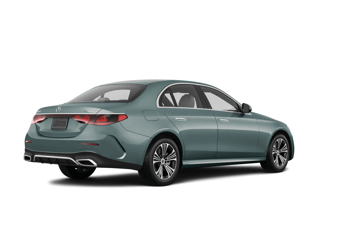 Mercedes-Benz E-Class Verde Silver - Back view Mercedes-Benz E-Class Verde Silver - Back view