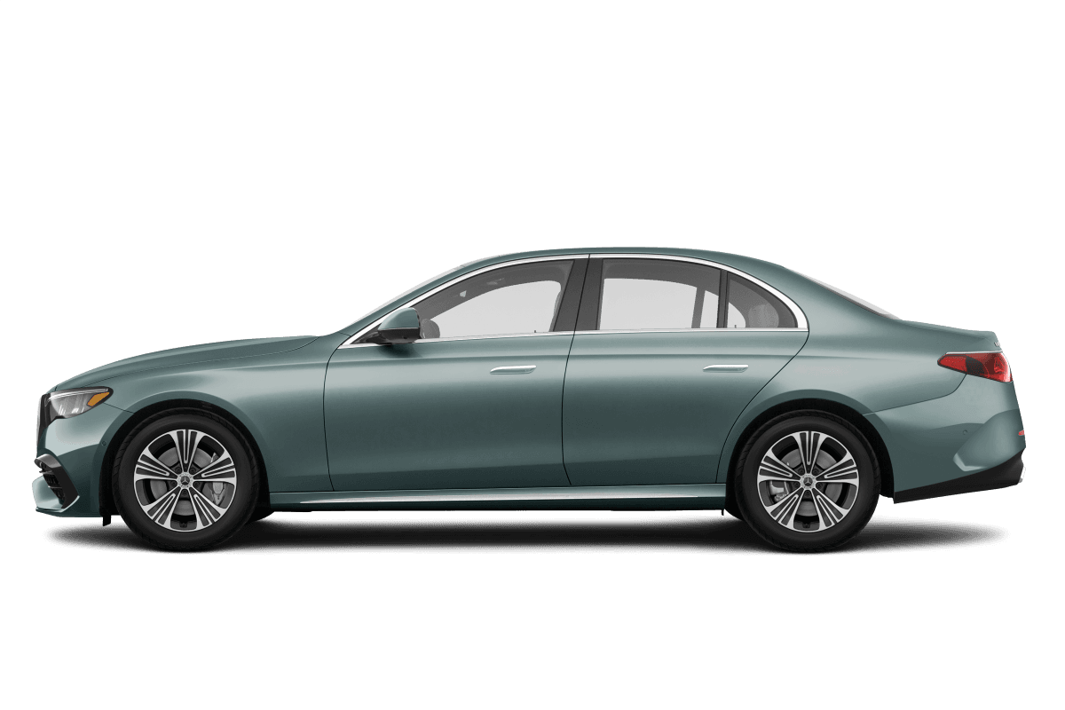 Mercedes-Benz E-Class Verde Silver - Side view Mercedes-Benz E-Class Verde Silver - Side view