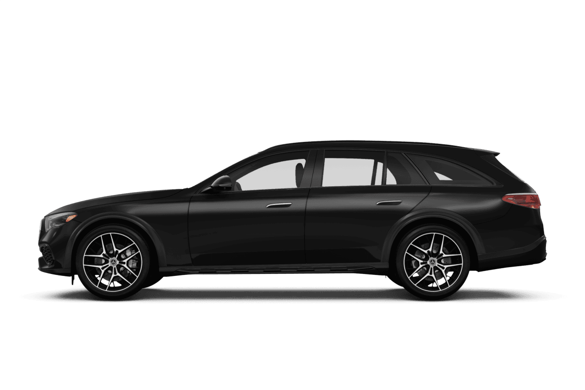 Mercedes-Benz E-Class Black - Side view Mercedes-Benz E-Class Black - Side view