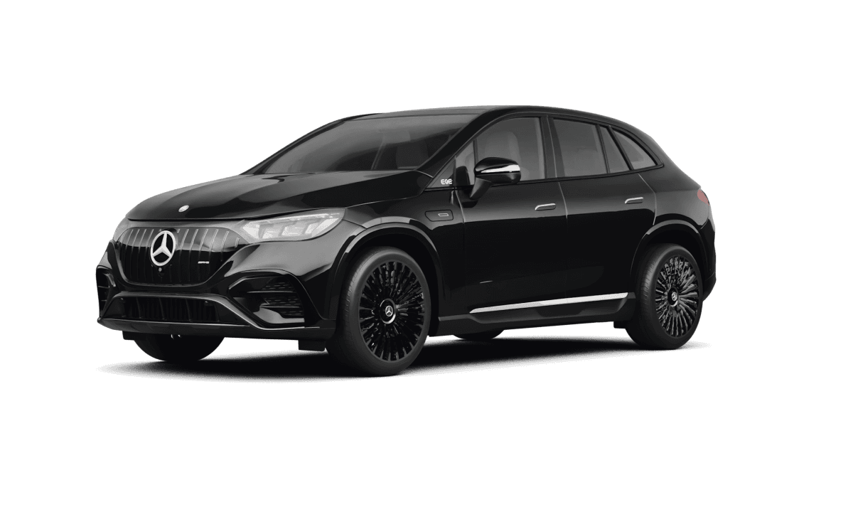 Mercedes-Benz EQE Black - Front view Mercedes-Benz EQE Black - Front view