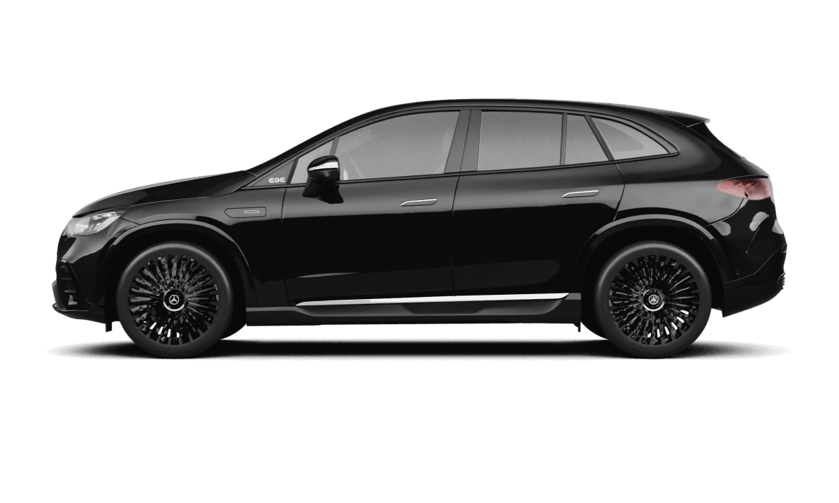 Mercedes-Benz EQE Black - Side view Mercedes-Benz EQE Black - Side view