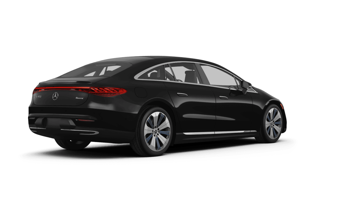 Mercedes-Benz EQS Black - Back view Mercedes-Benz EQS Black - Back view