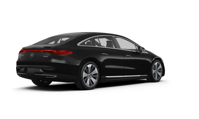Mercedes-Benz EQS Black - Back view Mercedes-Benz EQS Black - Back view