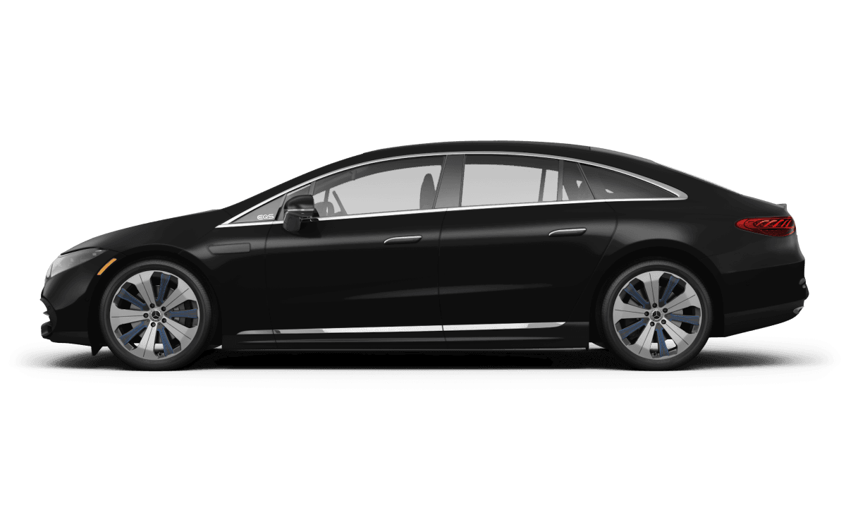 Mercedes-Benz EQS Black - Side view Mercedes-Benz EQS Black - Side view