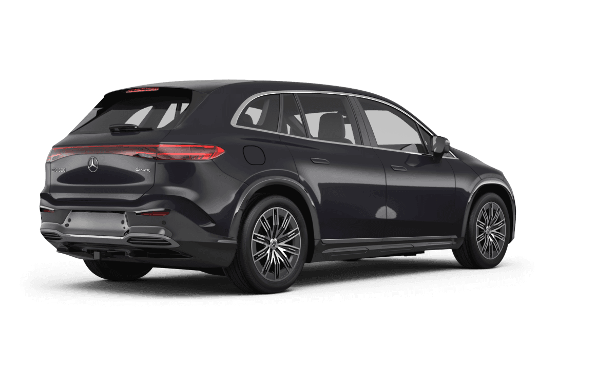 Mercedes-Benz EQS Black - Back view Mercedes-Benz EQS Black - Back view