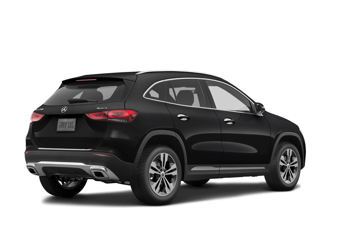 Mercedes-Benz GLA Cosmos Black Metallic - Back view Mercedes-Benz GLA Cosmos Black Metallic - Back view
