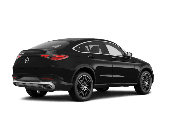 Mercedes-Benz GLC Black - Back view Mercedes-Benz GLC Black - Back view