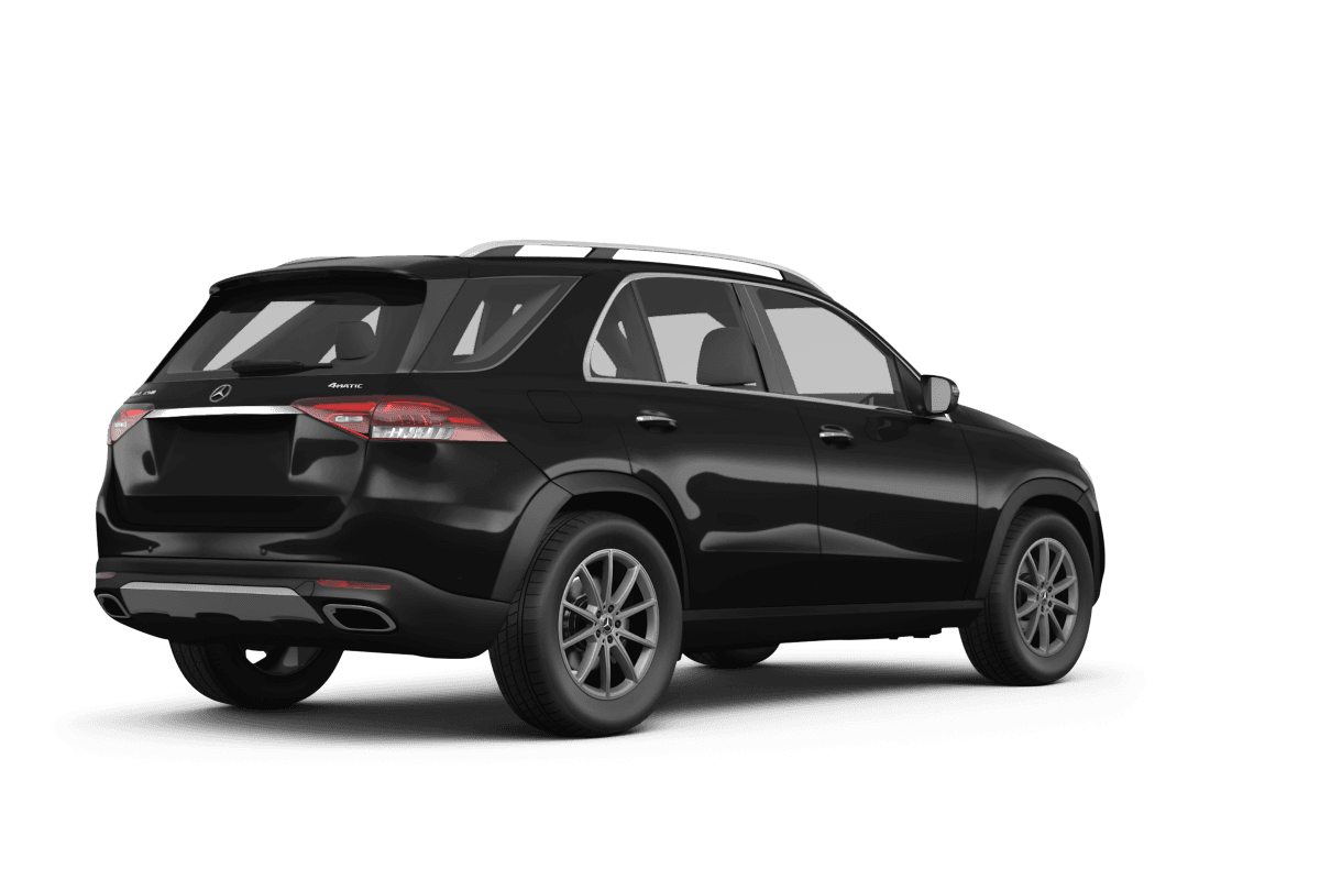 Mercedes-Benz GLE Black - Back view Mercedes-Benz GLE Black - Back view