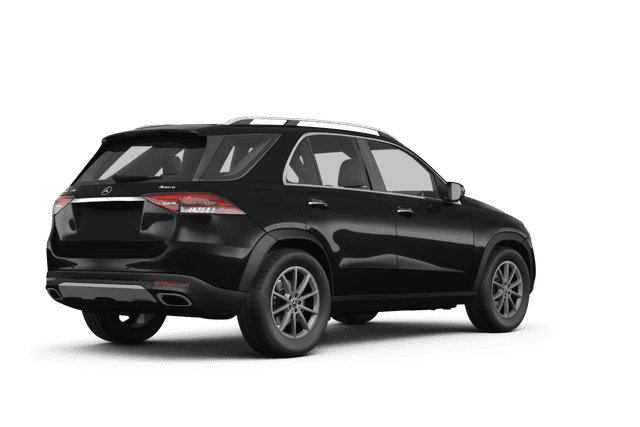 Mercedes-Benz GLE Black - Back view Mercedes-Benz GLE Black - Back view
