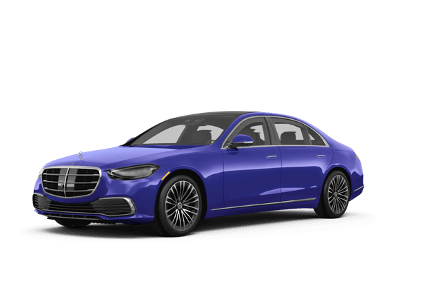 Mercedes-Benz S-Class MANUFAKTUR Signature Mystic Blue Metallic - Front view Mercedes-Benz S-Class MANUFAKTUR Signature Mystic Blue Metallic - Front view