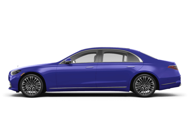 Mercedes-Benz S-Class MANUFAKTUR Signature Mystic Blue Metallic - Side view Mercedes-Benz S-Class MANUFAKTUR Signature Mystic Blue Metallic - Side view