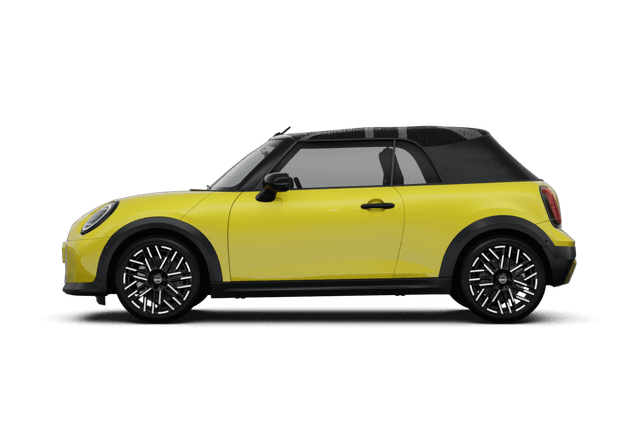 MINI Convertible Sunny Side Yellow - Side view MINI Convertible Sunny Side Yellow - Side view