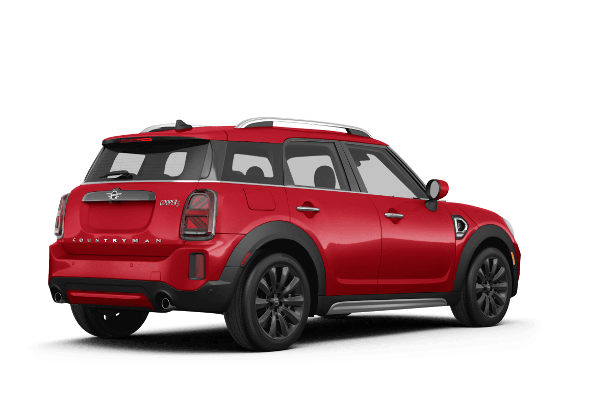 MINI Countryman Chili Red - Back view MINI Countryman Chili Red - Back view