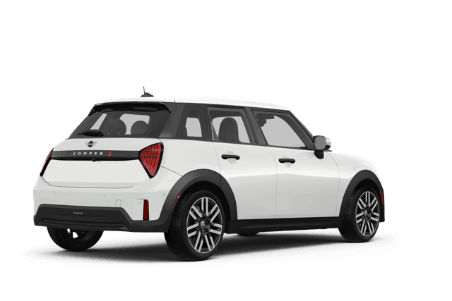 MINI Hardtop 4 Door Nanuq White Metallic - Back view MINI Hardtop 4 Door Nanuq White Metallic - Back view