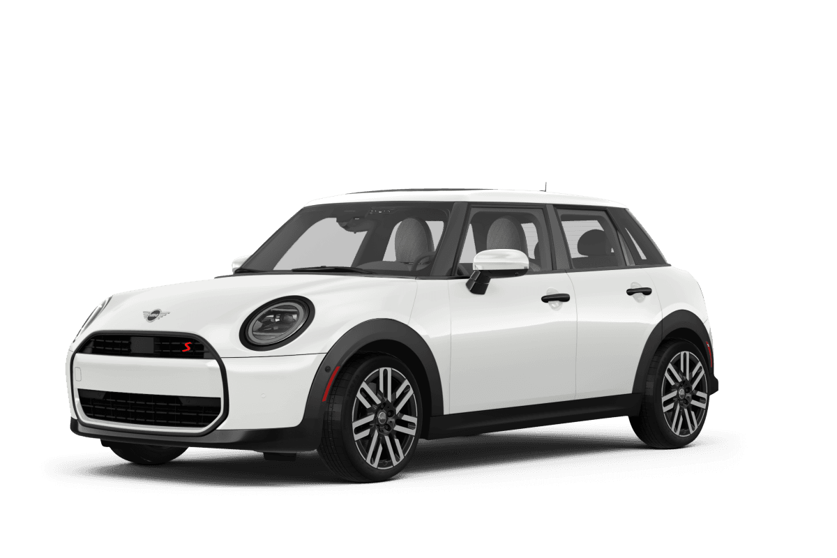 MINI Hardtop 4 Door Nanuq White Metallic - Front view MINI Hardtop 4 Door Nanuq White Metallic - Front view