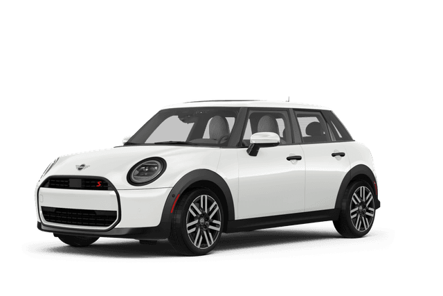 MINI Hardtop 4 Door Nanuq White Metallic - Front view MINI Hardtop 4 Door Nanuq White Metallic - Front view