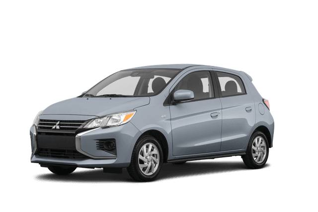 Mitsubishi Mirage Starlight Silver Metallic - Front view Mitsubishi Mirage Starlight Silver Metallic - Front view