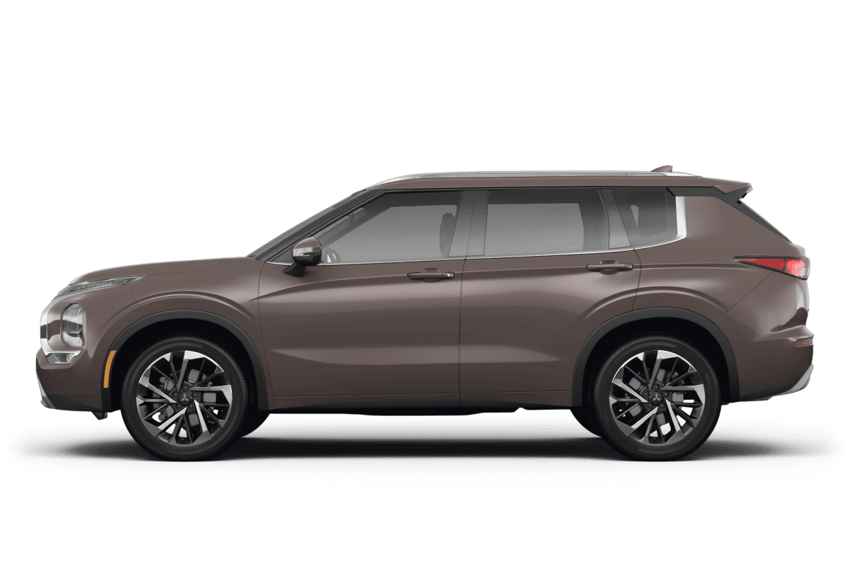 Mitsubishi Outlander PHEV Deep Bronze Metallic - Side view Mitsubishi Outlander PHEV Deep Bronze Metallic - Side view