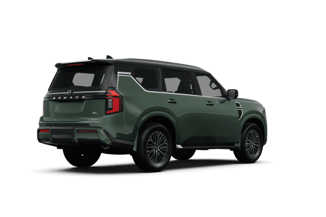 Nissan Armada Alpine Metallic - Back view Nissan Armada Alpine Metallic - Back view