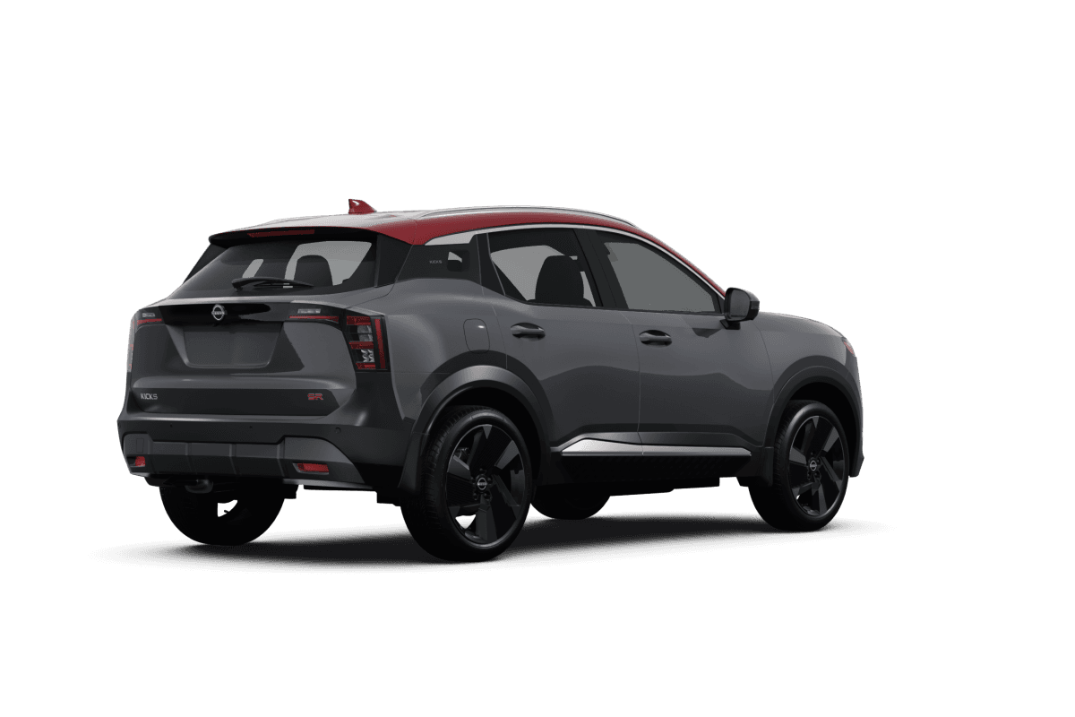 Nissan Kicks Gun Metallic - Back view Nissan Kicks Gun Metallic - Back view