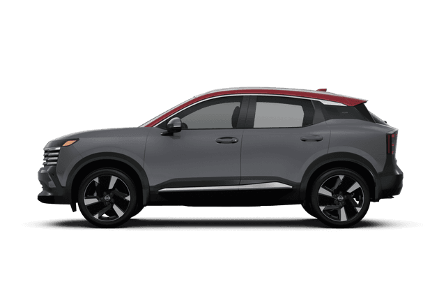 Nissan Kicks Gun Metallic - Side view Nissan Kicks Gun Metallic - Side view