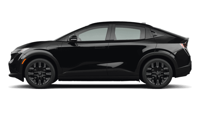 Nissan LEAF Black Diamond Pearl - Side view Nissan LEAF Black Diamond Pearl - Side view