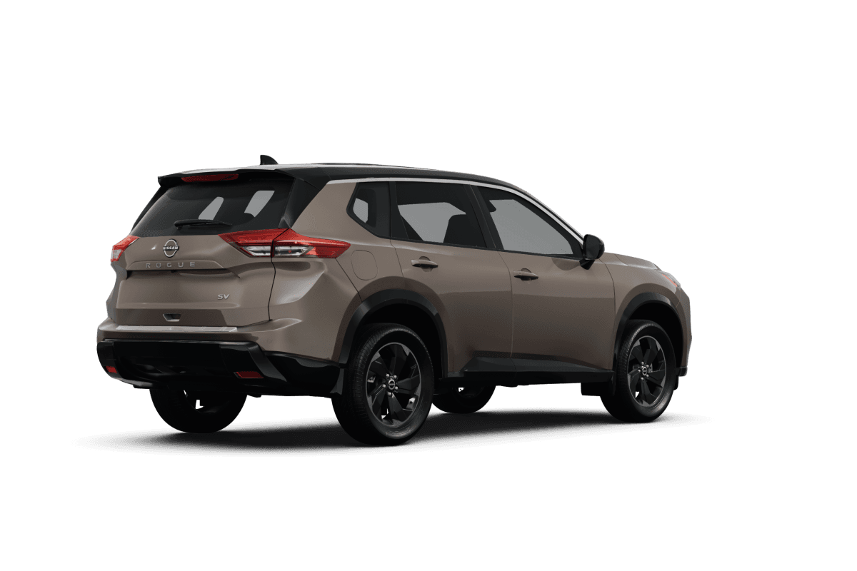 Nissan Rogue Baja Storm Metallic - Back view Nissan Rogue Baja Storm Metallic - Back view