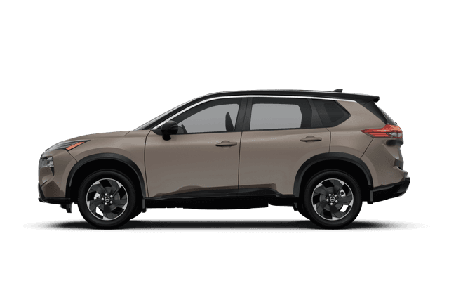 Nissan Rogue Baja Storm Metallic - Side view Nissan Rogue Baja Storm Metallic - Side view