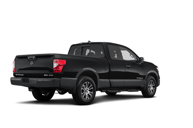 Nissan Titan Super Black/Gun Metallic - Back view Nissan Titan Super Black/Gun Metallic - Back view