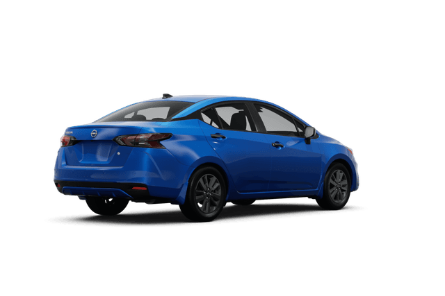 Nissan Versa Electric Blue Metallic - Back view Nissan Versa Electric Blue Metallic - Back view